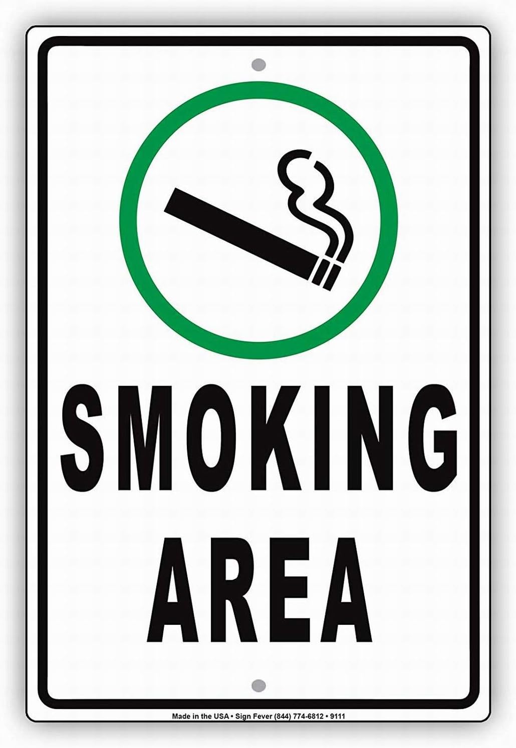Vaping Store - علامة السلامة 12x16 تم رصاص التدخين