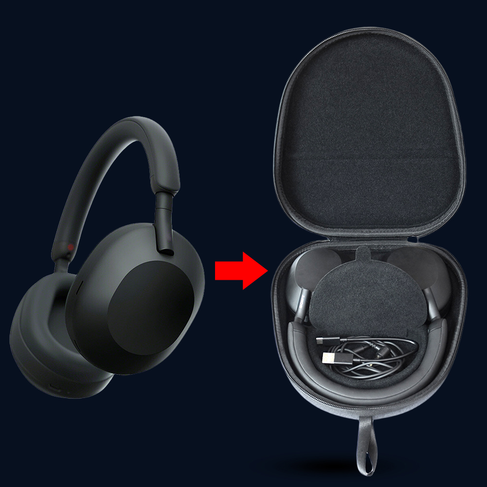 حقيبة حمل صلبة، حقيبة واقية لل - مراجعة Sony Headphone Wh-1000Xm5 وسعره