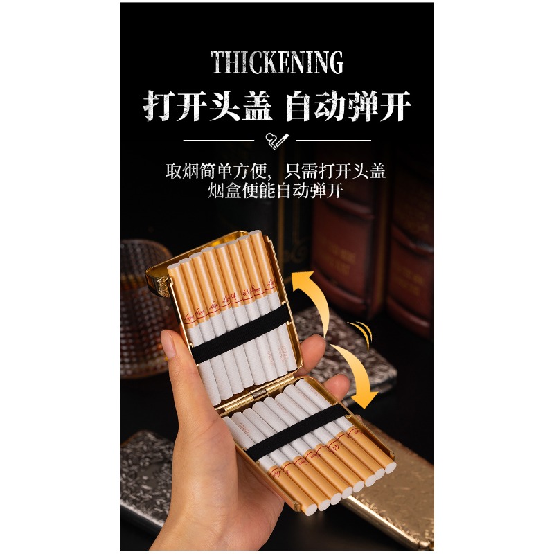 علبة سجائر معدنية منقوشة بتصمي - مراجعة Smoking & Vaping Accessories وسعره