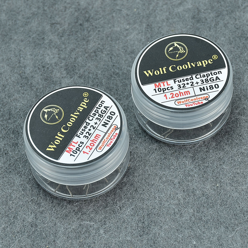 وولفكولي vape-سلك تسخين مسبق ا - مراجعة Clapton Wire Pre Built وسعره