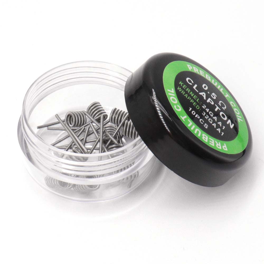 10 قطع من أسلاك التسخين الملفو - مراجعة Clapton Wire Pre Built وسعره